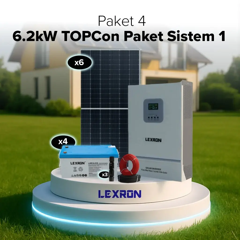 Lexron 6.2kW TOPCON PAKET SİSTEM 1 (PAKET 4)
