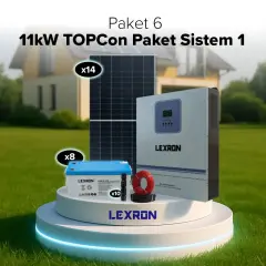 Lexron 11kW TOPCON PAKET SİSTEM 1 (PAKET 6)