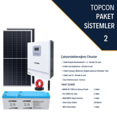 Lexron TopCon Küçük Ev Paketi (PAKET 2)