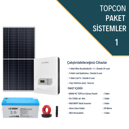 Lexron TopCon Mini Buzdolabı Paketi (PAKET 1)