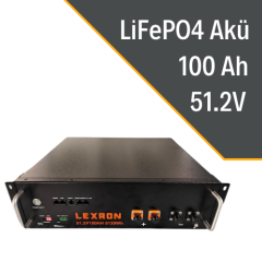 Lexron 100Ah 51.2V Premium Series Lityum Akü