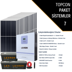 TOPCON KLİMALI BÜYÜK EV PAKETİ (PAKET 7)