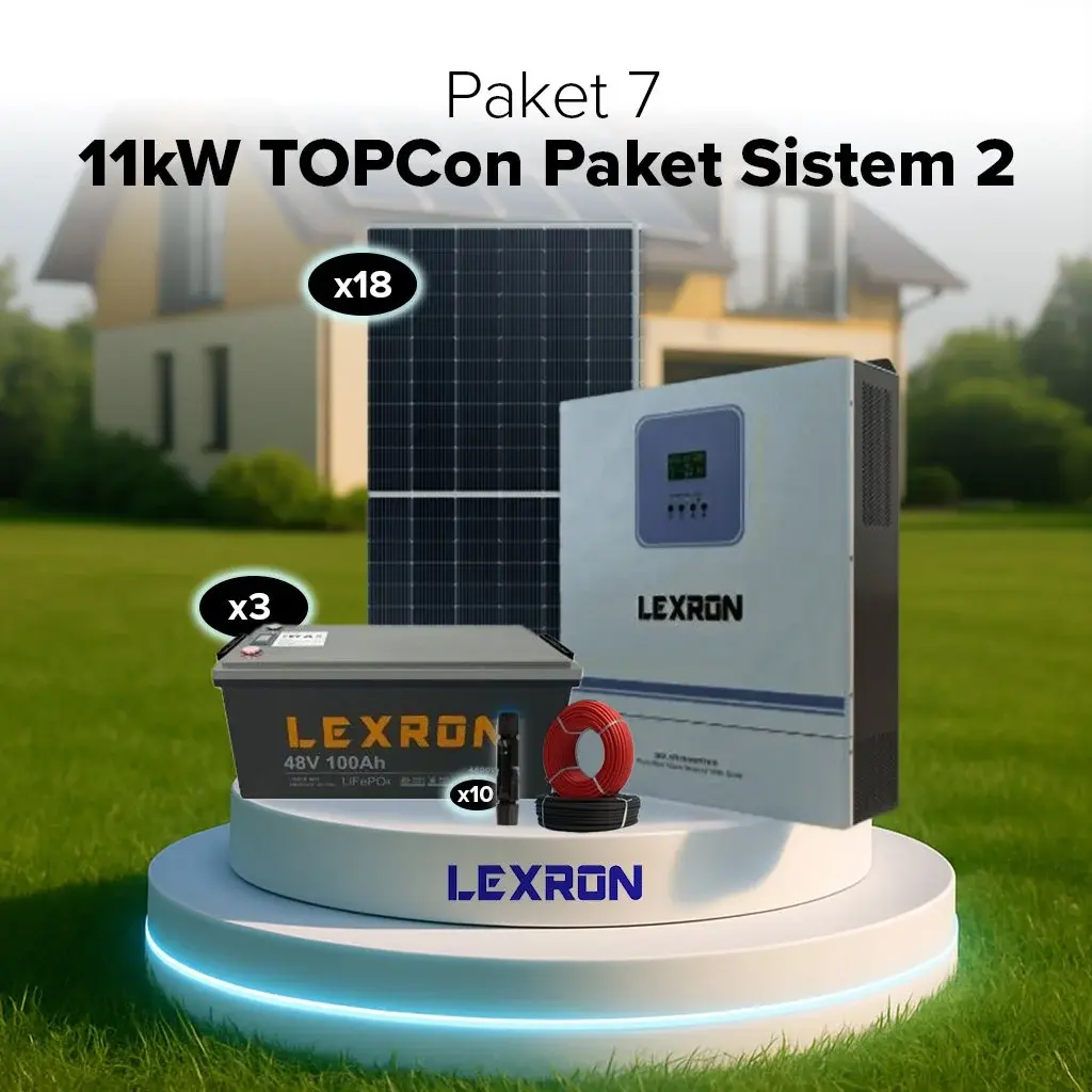 Lexron 11kW TOPCON PAKET SİSTEM 2 (PAKET 7)