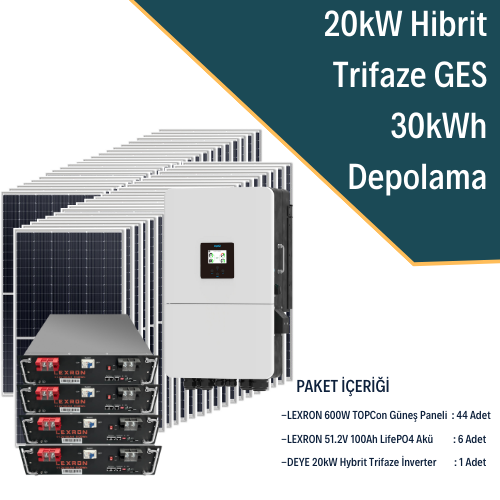 Lexron 20Kw Trifaze Hibrit Sistem 2