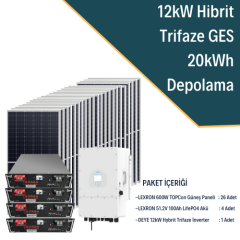 12KW TRİFAZE HİBRİT SİSTEM 4