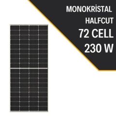 Lexron 230W Half Cut Monokristal Güneş  Paneli