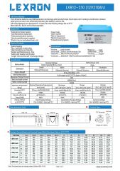 Lexron 210Ah-12V Nano-Karbon Jel Akü