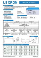 Lexron 160Ah-12V Nano-Karbon Jel Akü