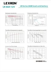 Lexron 9Ah-12V AGM Akü