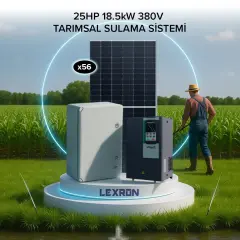Lexron 25HP 18.5kW (380V) TARIMSAL SULAMA SİSTEMİ