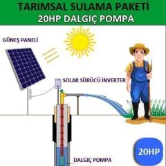 Lexron Tarımsal Sulama Sistemi (20HP DALGIÇ POMPA)