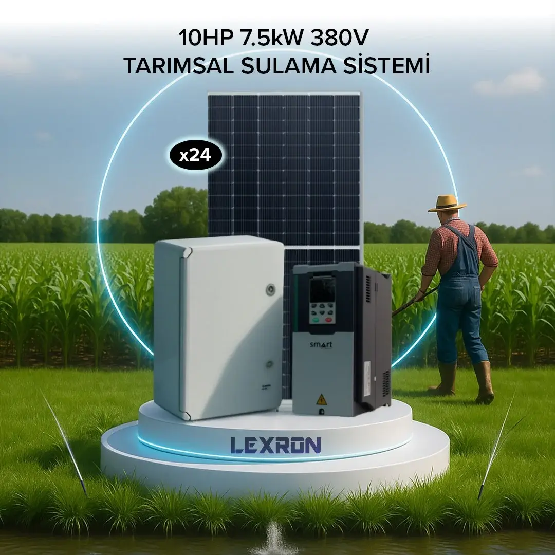 Lexron 10HP 7.5kW (380V) TARIMSAL SULAMA SİSTEMİ