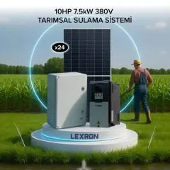 Lexron 10HP 7.5kW (380V) TARIMSAL SULAMA SİSTEMİ