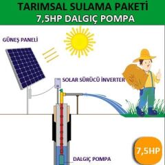 Lexron Tarımsal Sulama Sistemi (7,5HP DALGIÇ POMPA)