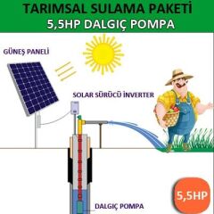 Lexron Tarımsal Sulama Sistemi (5,5HP DALGIÇ POMPA)