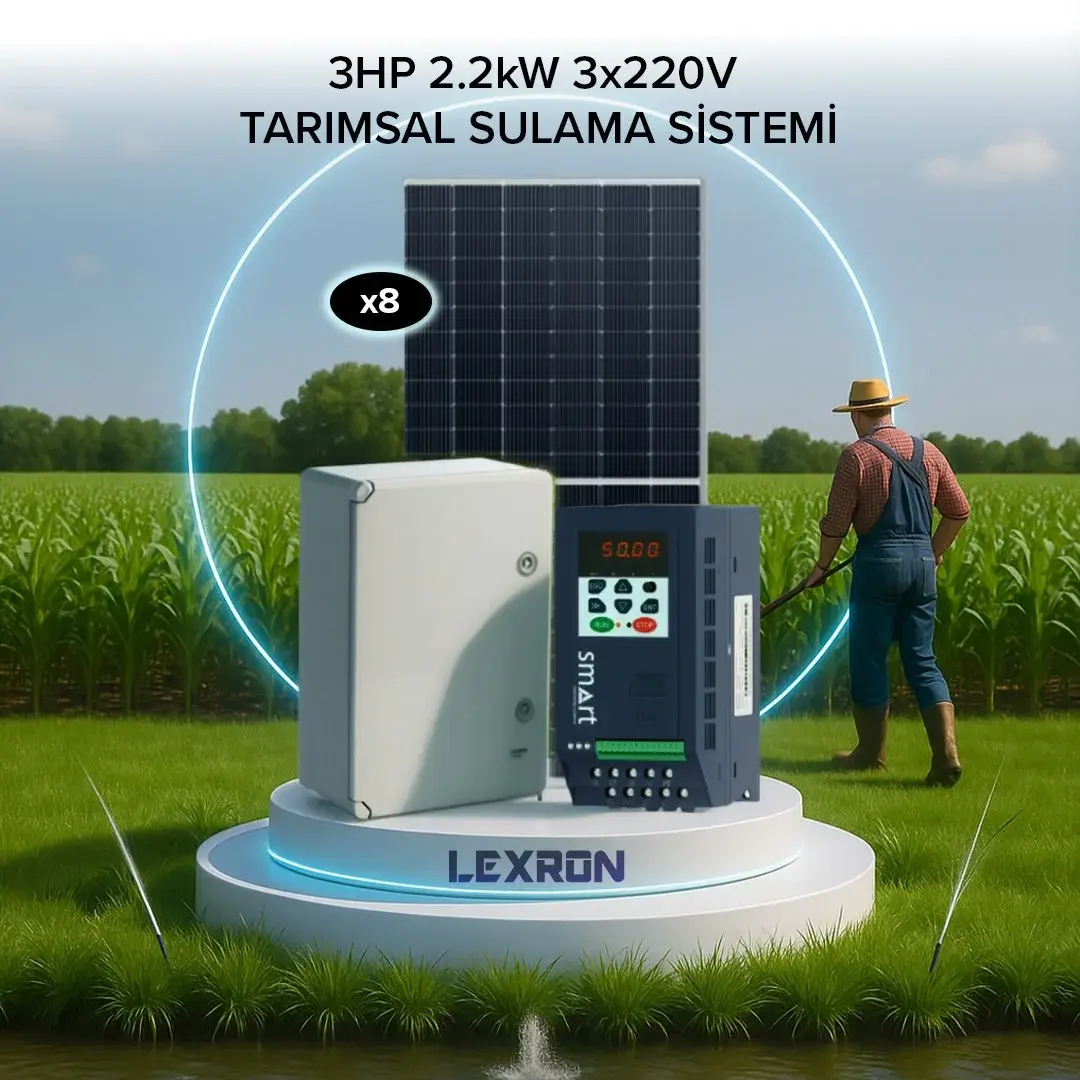 Lexron 3HP 2.2kW (3X220V) TARIMSAL SULAMA SİSTEMİ MONOFAZE