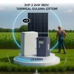Lexron 3HP 2.2kW (380V) TARIMSAL SULAMA SİSTEMİ