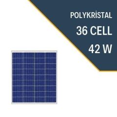 Lexron 42W Polikristal Güneş Paneli