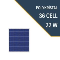 Lexron 22W Polikristal Güneş Paneli