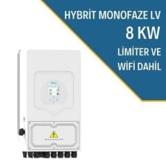 Deye 8Kw Hibrit Monofoze İnverter LV