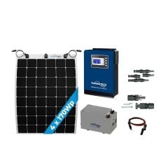 Tommatech 4 Panel(170Wp) 3KWE Off-Grid(24V) Esnek Solar Paket