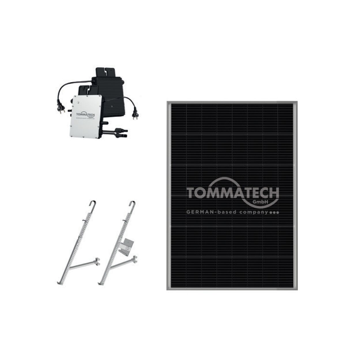 Tommatech 1 Panel(240Wp) 300We Mikro İnverter Balkon Tipi Solar Paket