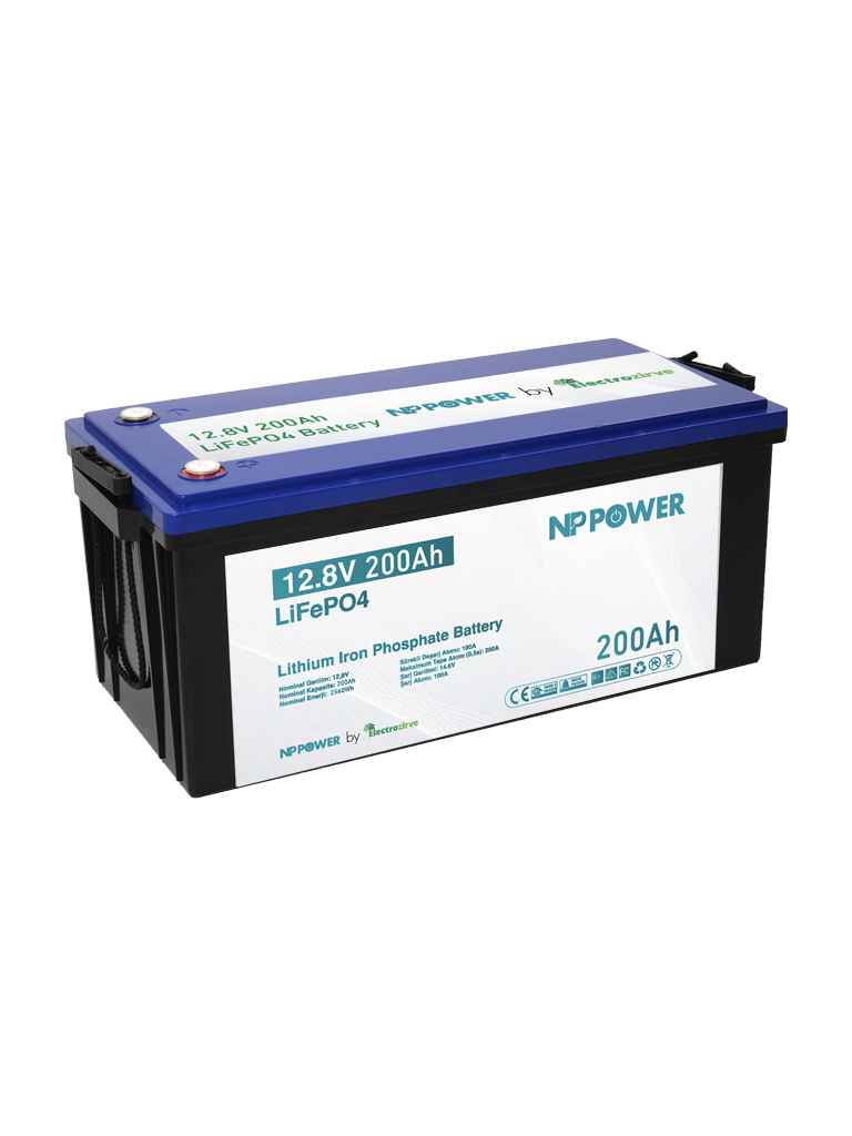 NP Power 200A 12.8V LFP Lityum Batarya