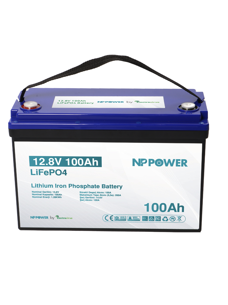 NP Power 100A 12.8V LFP Lityum Batarya