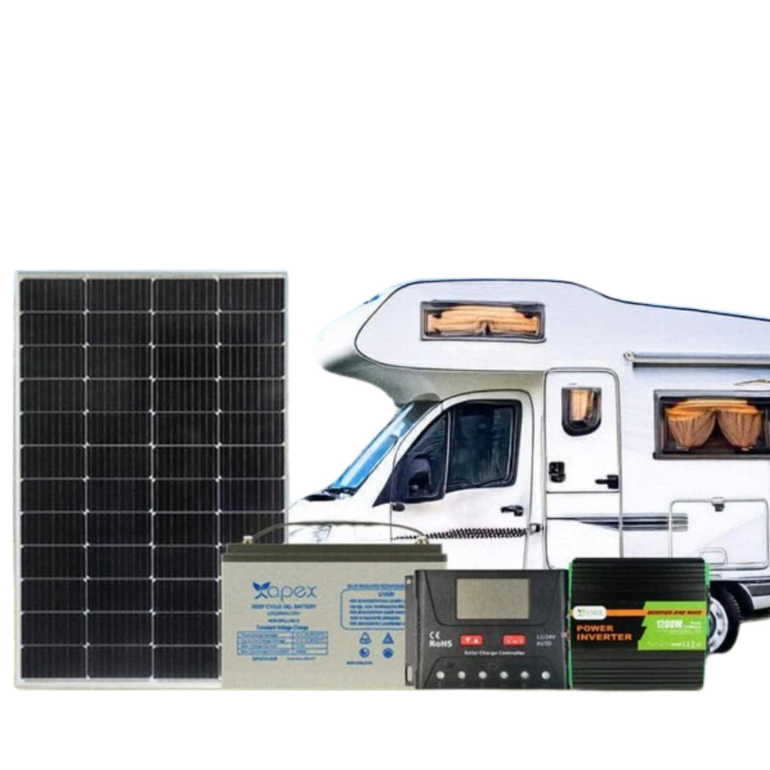 Apex Çekme Karavan Güneş Enerji Paketi 220V Sistem (EKO PAKET 2)