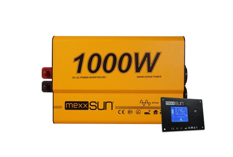 Mexxsun Tam Sinüs UPS (Remote Ekran) 12V 1000W İnverter