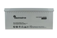 Electro Zirve 12.8V 200Ah Lityum Akü (LifePO4)