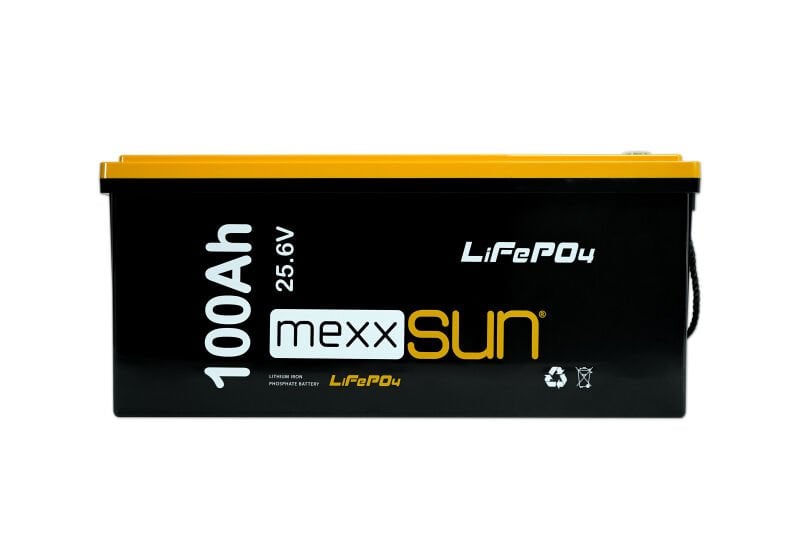 Mexxsun  25,6V 100Ah LFP 2560Wh Lityum Batarya