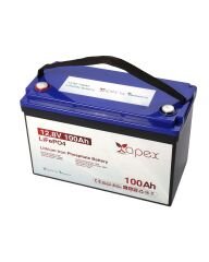 Apex 12.8V 100Ah Lityum Akü (LiFePO4)