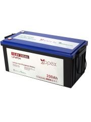 Apex 12.8V 200Ah Lityum Akü (LiFePO4)