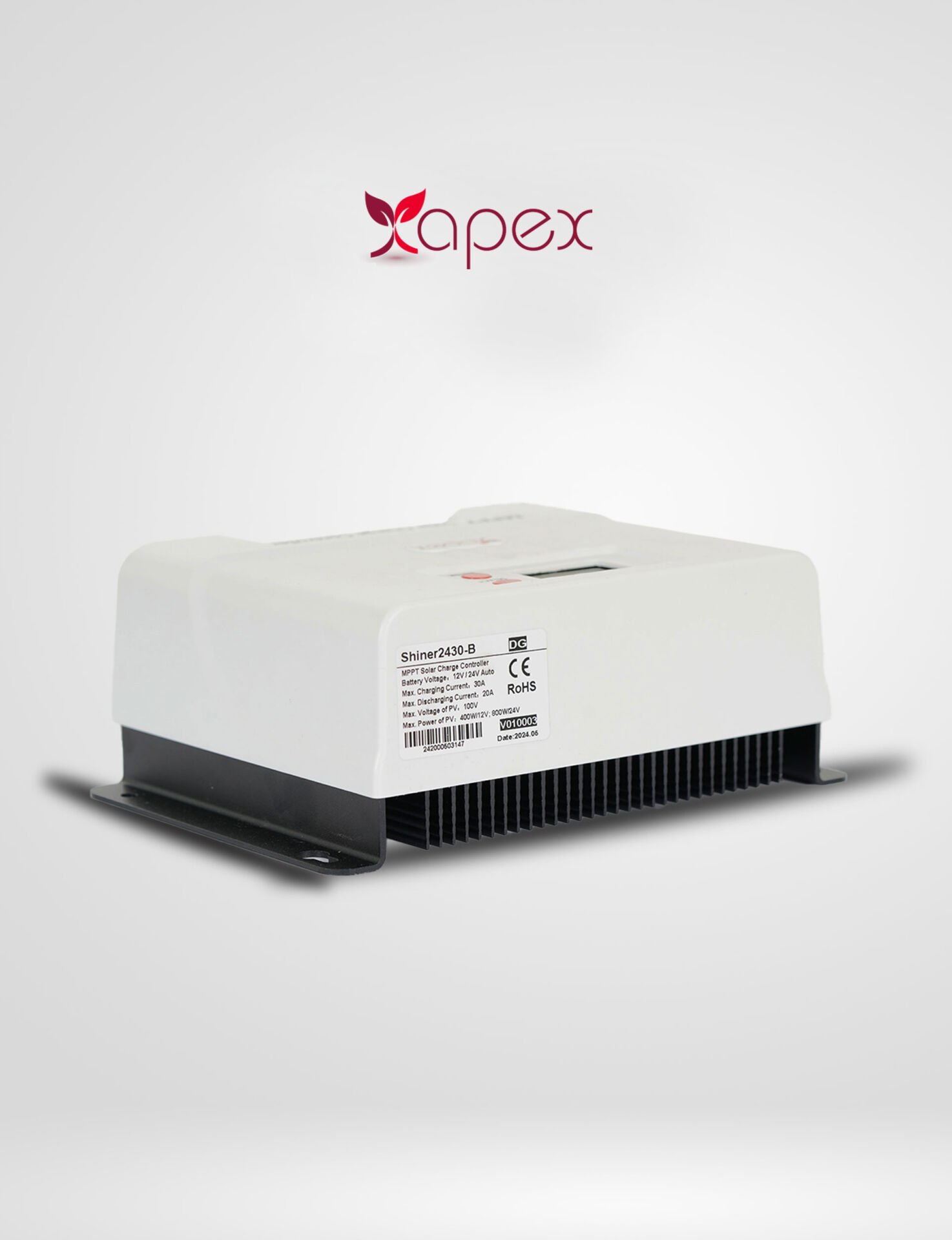 Apex Shiner 10 Amper Mppt Solar Şarj Kontrol Cihazı 12Volt-24Volt
