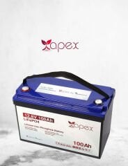 100 Amper Lityum Akü Apex 12.8V Lifepo4