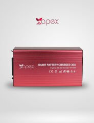 Apex Apx Ac Dc 12 Volt 30 Amper 8 Aşamalı Akü Şarj Cihazı