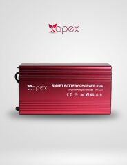 Apex Apx Ac Dc 12 Volt 20 Amper 8 Aşamalı Akü Şarj Cihazı