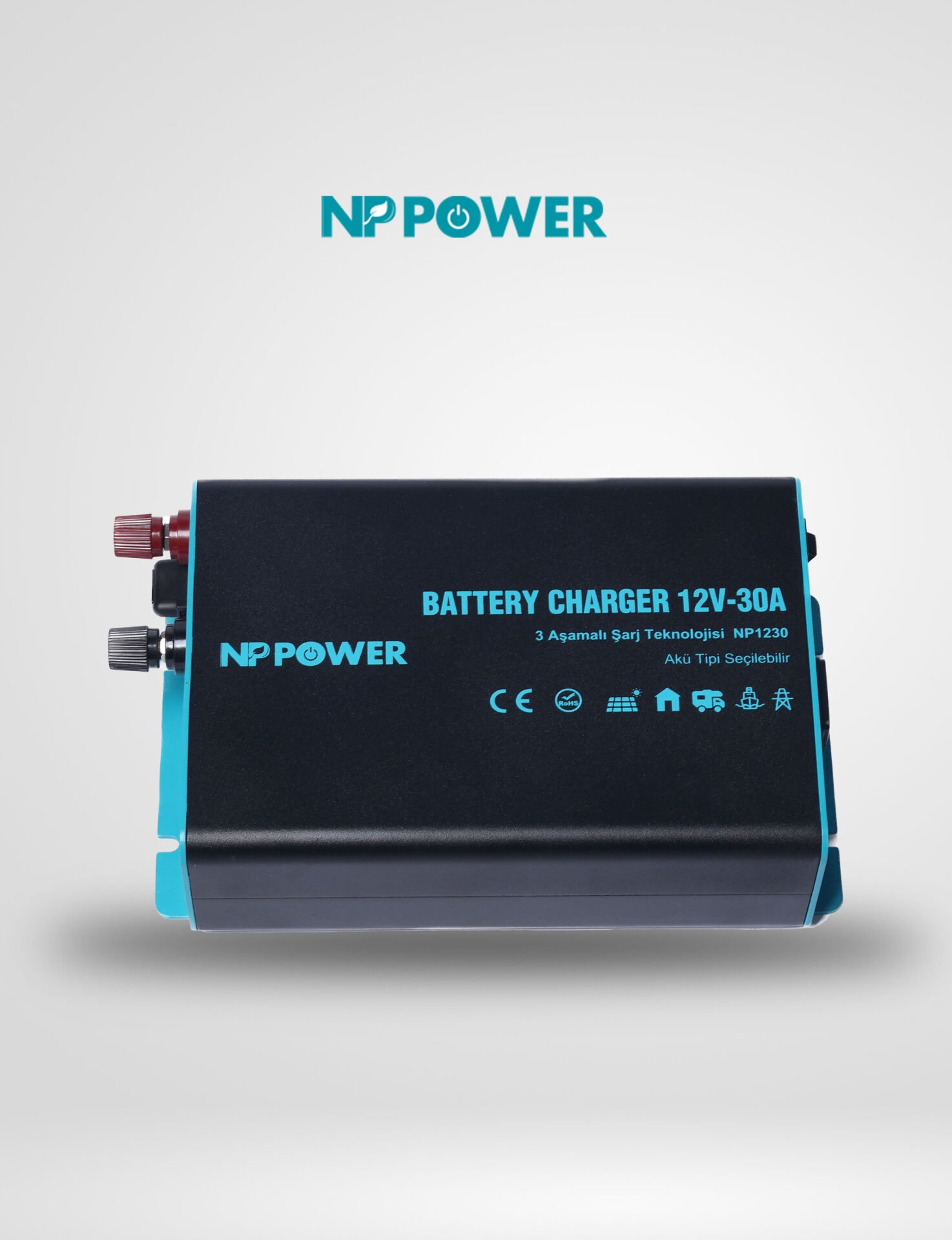 NP Power 12 Volt 30 Amper Akü Şarj Cihazı